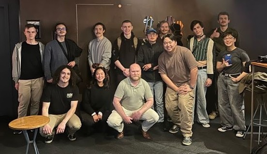 Team Working on Robot